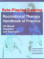 Role-playing Gaming Recreation Therapy Handbook of Practice Cover Mockup
