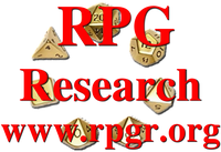 List of Possible Research Projects for RPG Research